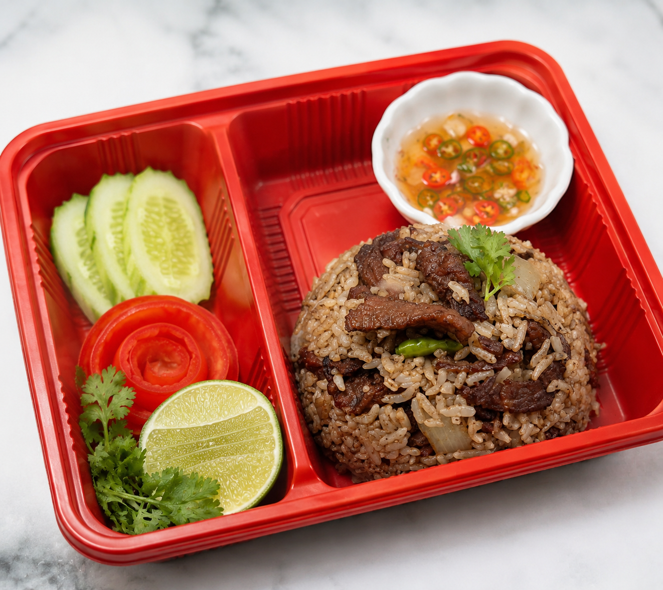 ข้าวผัดเนื้อเค็มฮาลาล EED HALAL